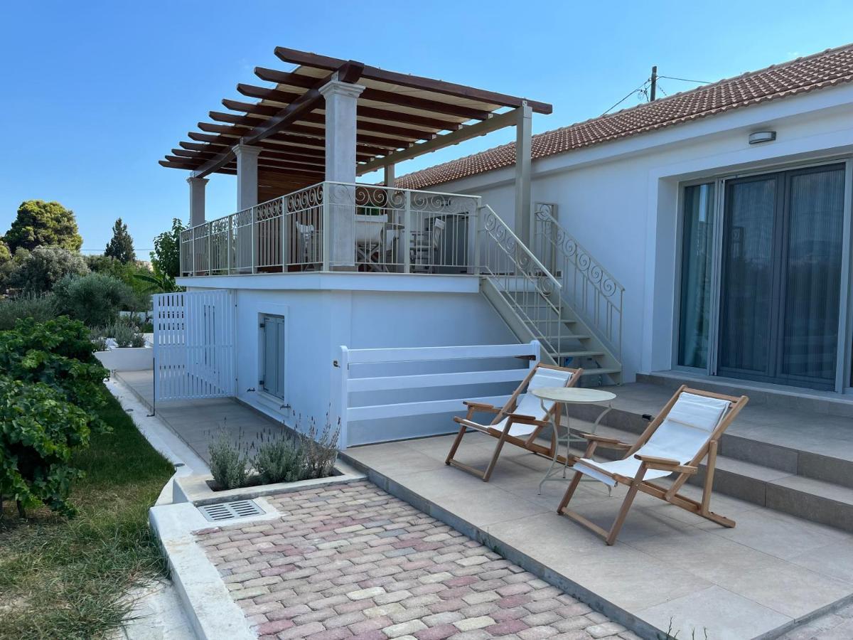 Apollonides Seafront Villa 2 Melete Ликсури Экстерьер фото