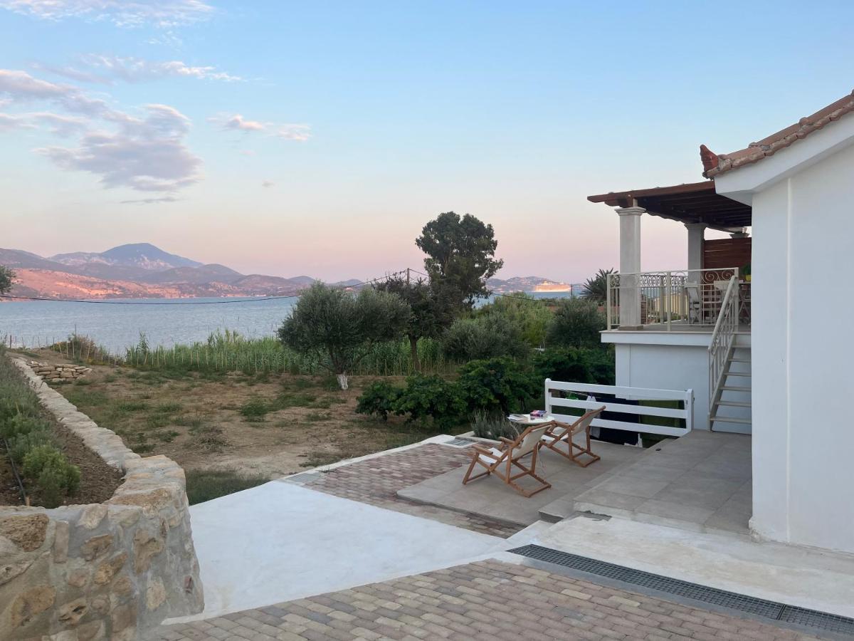 Apollonides Seafront Villa 2 Melete Ликсури Экстерьер фото